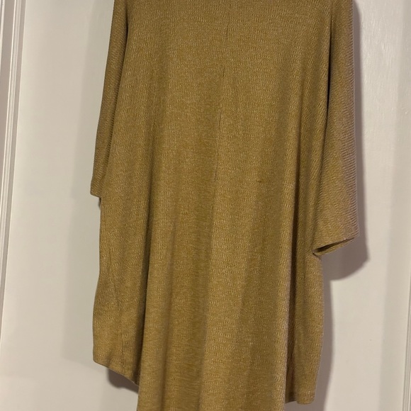 LuLaRoe Mustard Yellow Knit Cardigan - Picture 4 of 5